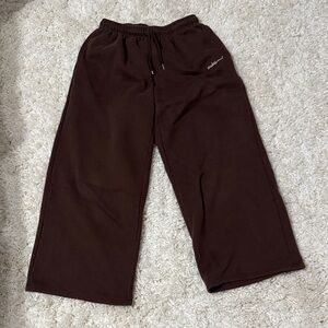 Edikted women’s Wide-Leg Sweatpants - Brown
